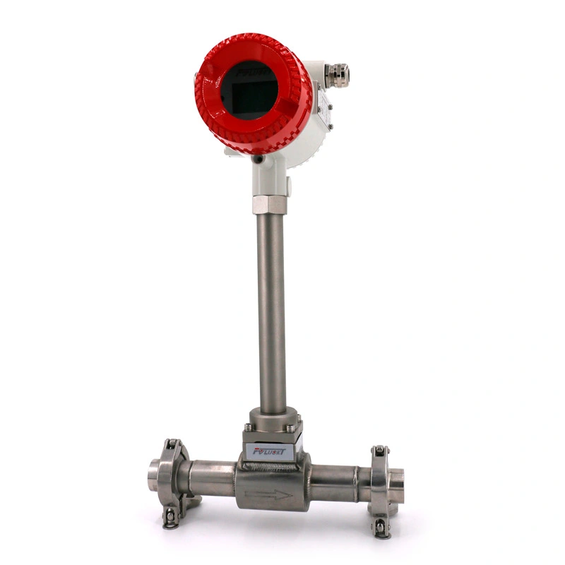 vortex type flow meter