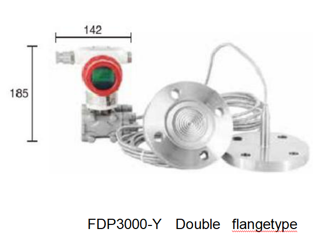 Dimensions Of FDP3000-Y Threaded Pressure Transmitter