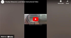 Fvluoky Ultrasonic Level Meter Instructional Video